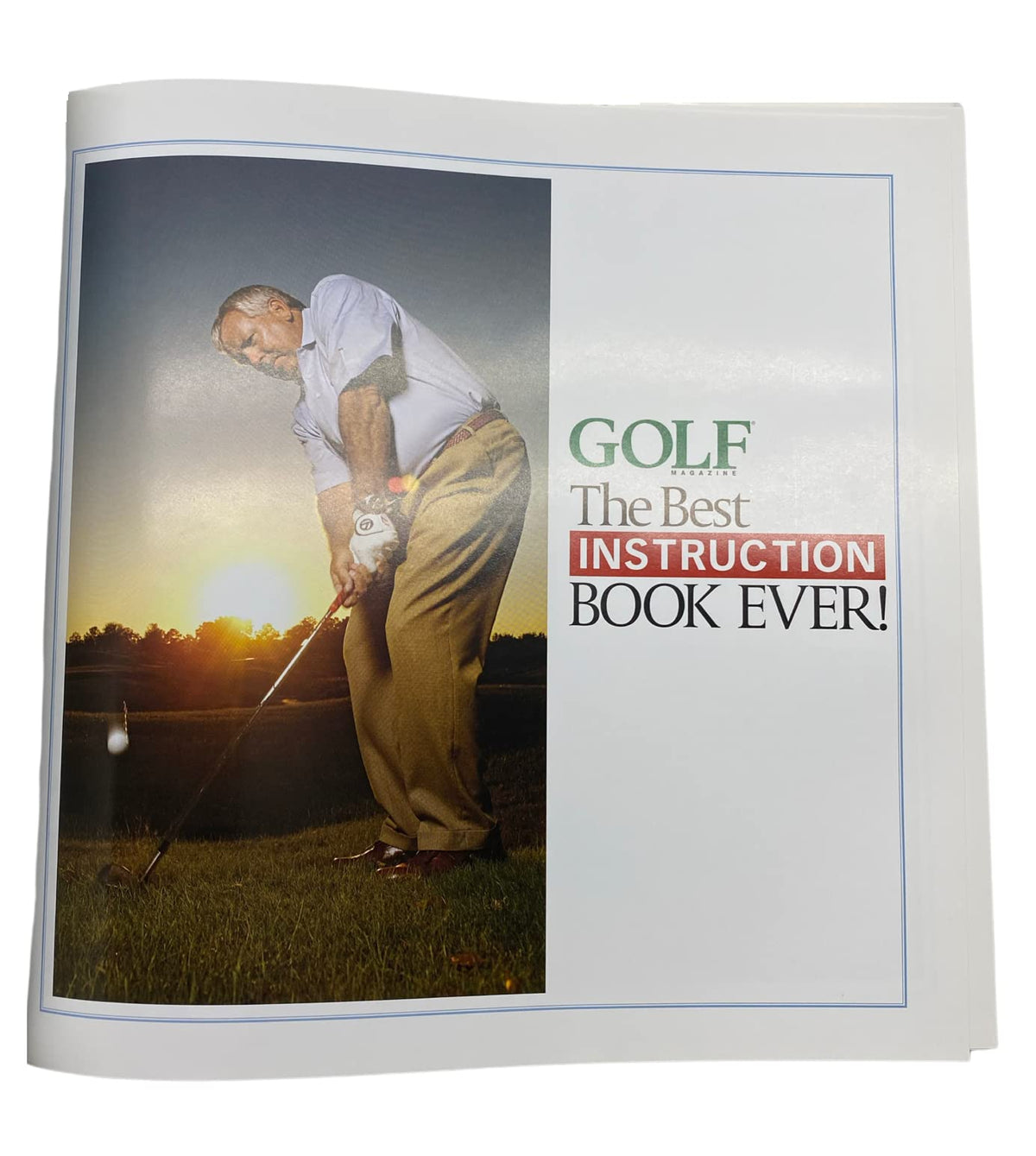 Inside pages show expert drills for repeatable swing improvements.