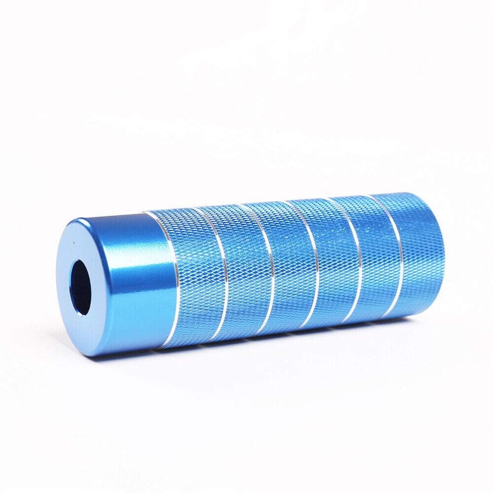 HAGEZA aluminum surface closeup reveals blue finish and edge detail.