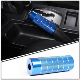 HAGEZA handbrake cover blue unboxed for quick inspection.
