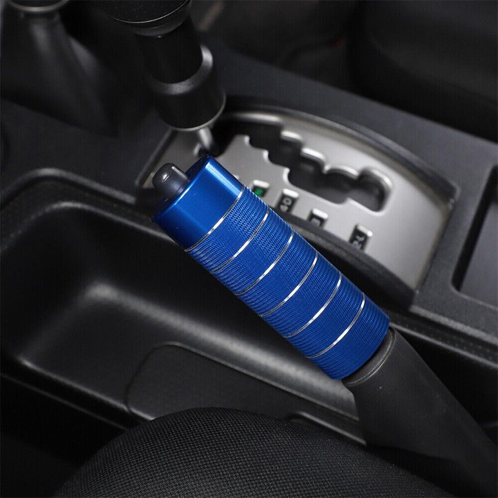 HAGEZA interior handbrake sleeve blue installation for improved appearance.