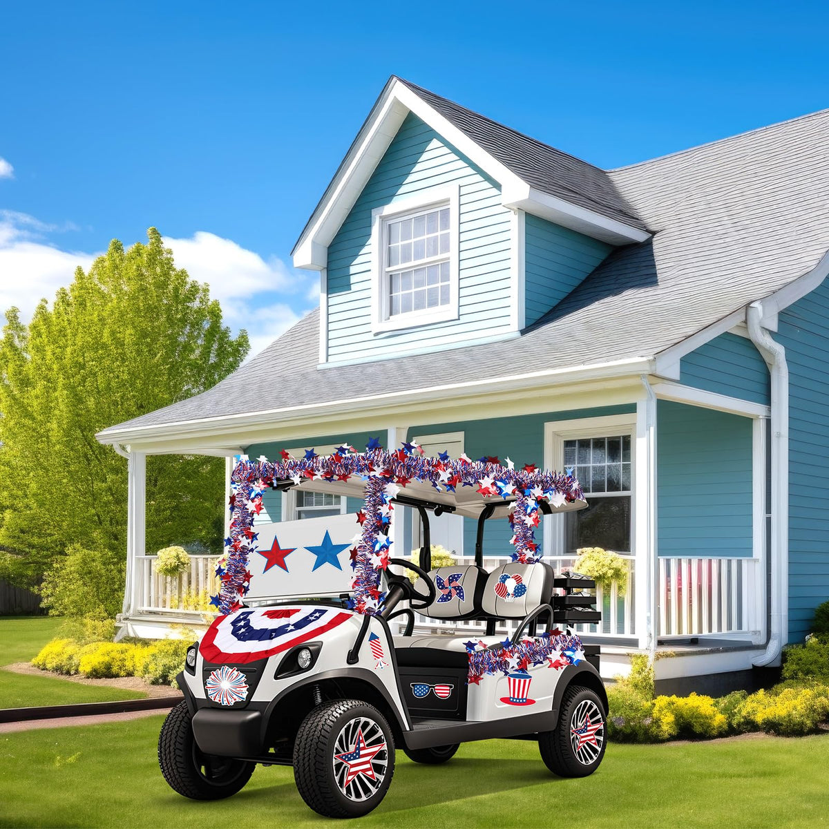 Hahafelt multi piece kit helps quick parade vehicle styling.