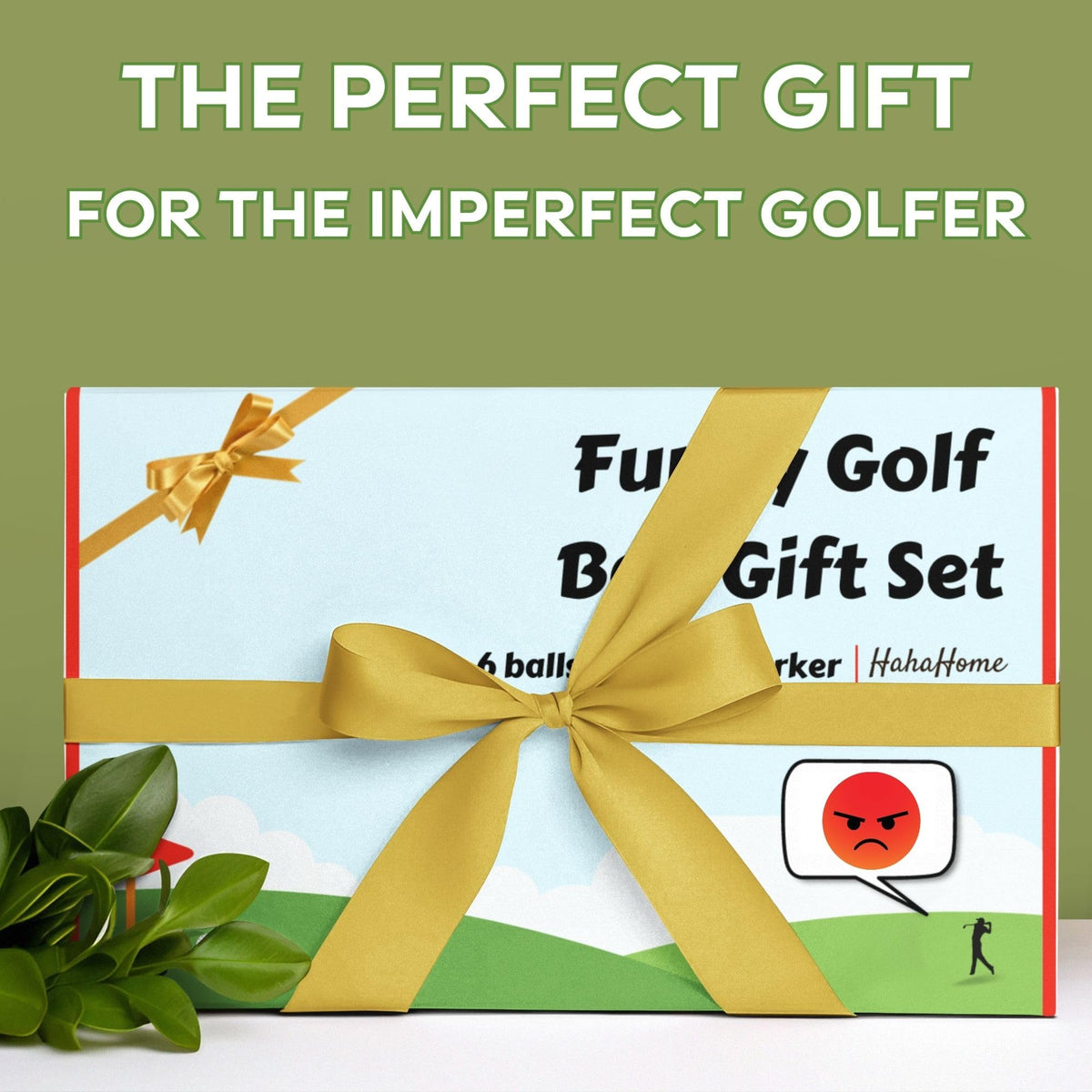 HahaHome golf tees in the gift set highlight compact, ready-to-use packaging.