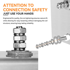 HAI FEIPN die-cast aluminum case adds durable protection during rugged use.