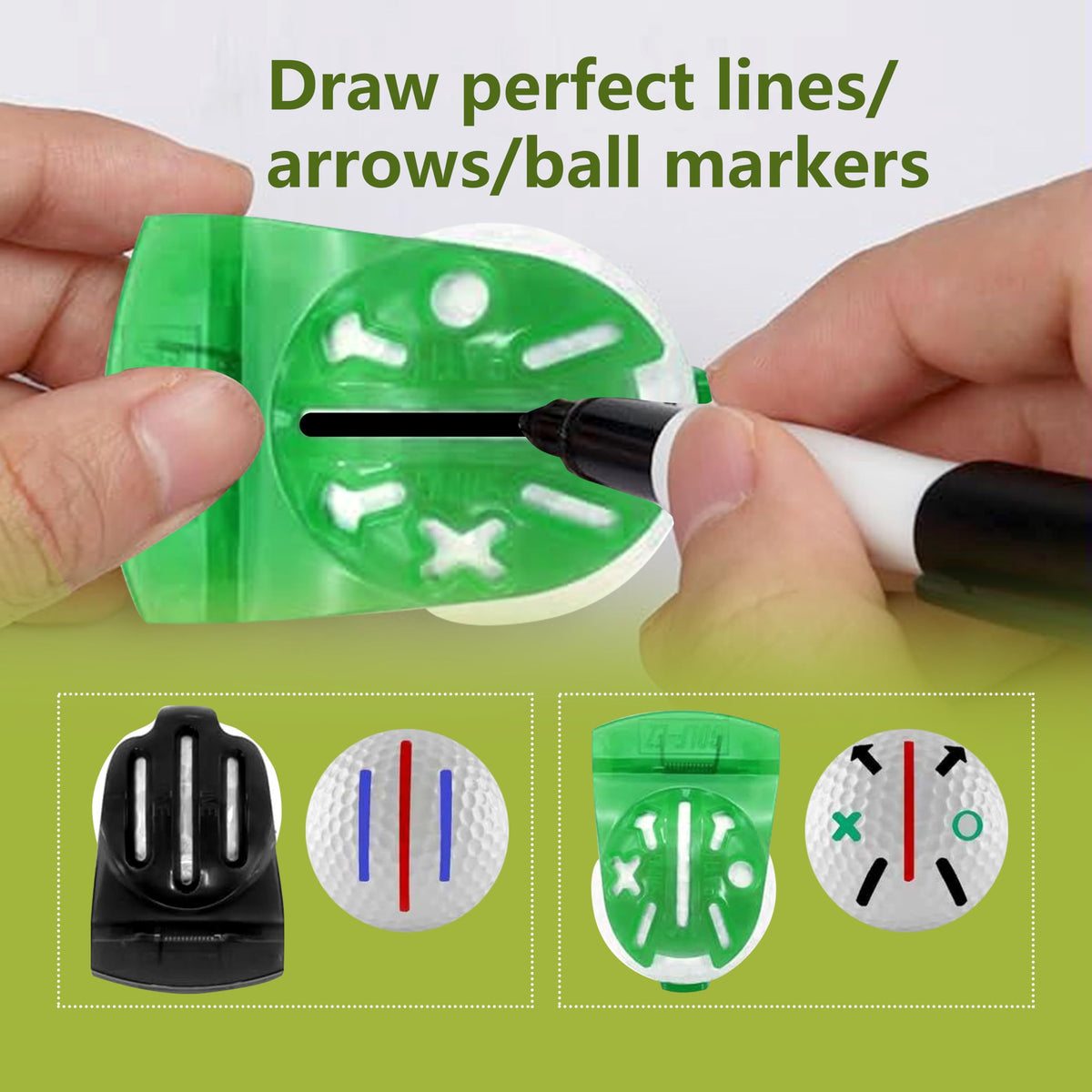 Hairchens durable foldable divot repair tool fits pockets.