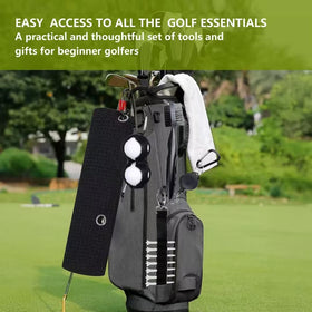 Hairchens bag clip keeps the kit securely within reach.