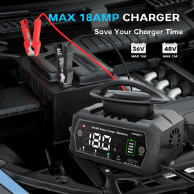 Haisito 3-pin round plug connection showing secure Club Car compatibility.
