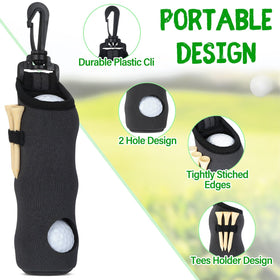 Halloscume dual-color neoprene pouch design shown from the front.