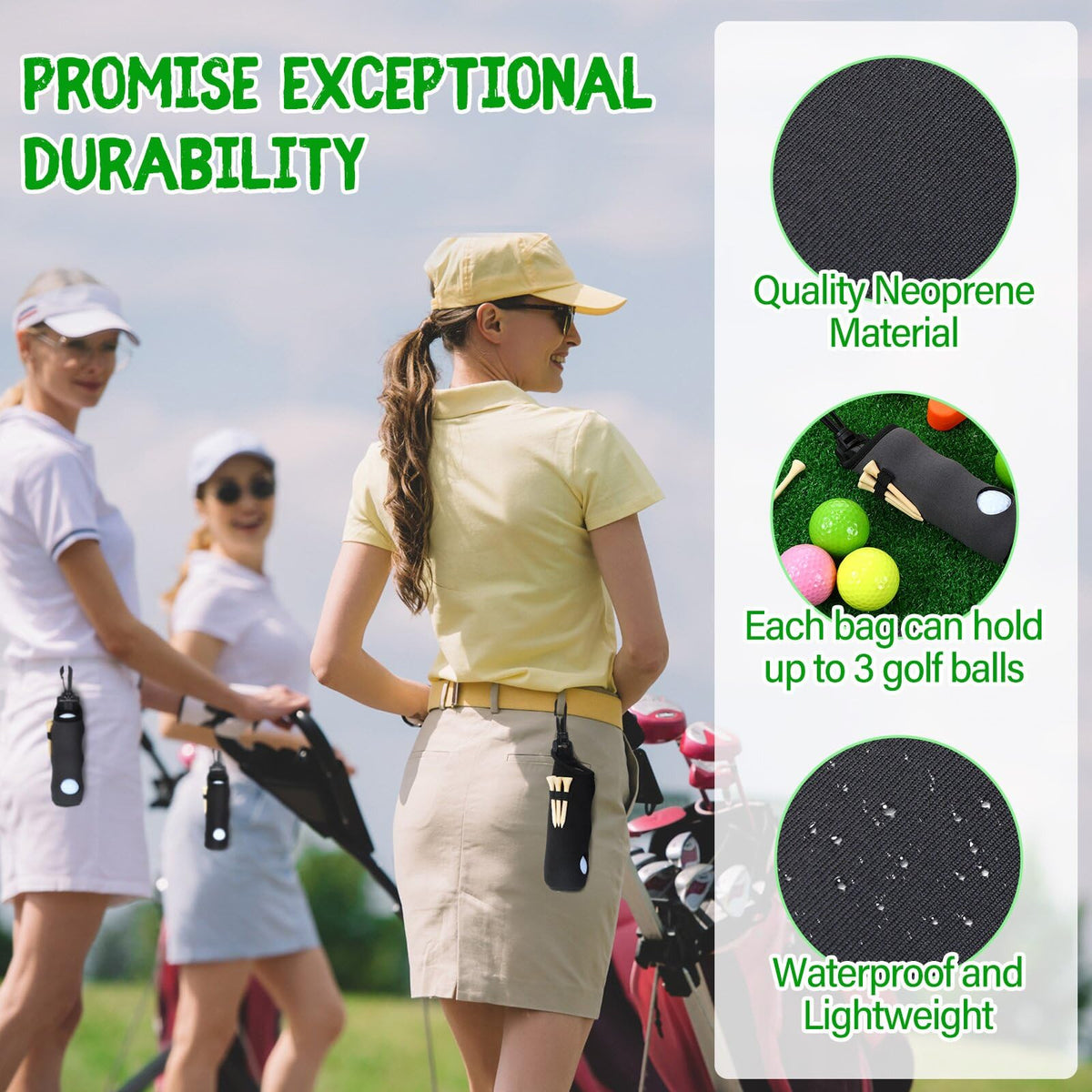 Halloscume golf ball holder side view in dark gray finish.