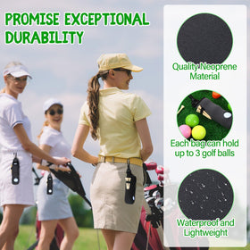Halloscume golf ball holder side view in dark gray finish.