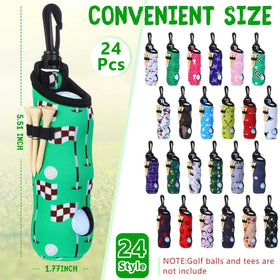 Halloscume tee holder keychain belt clip keeps tees accessible during rounds.