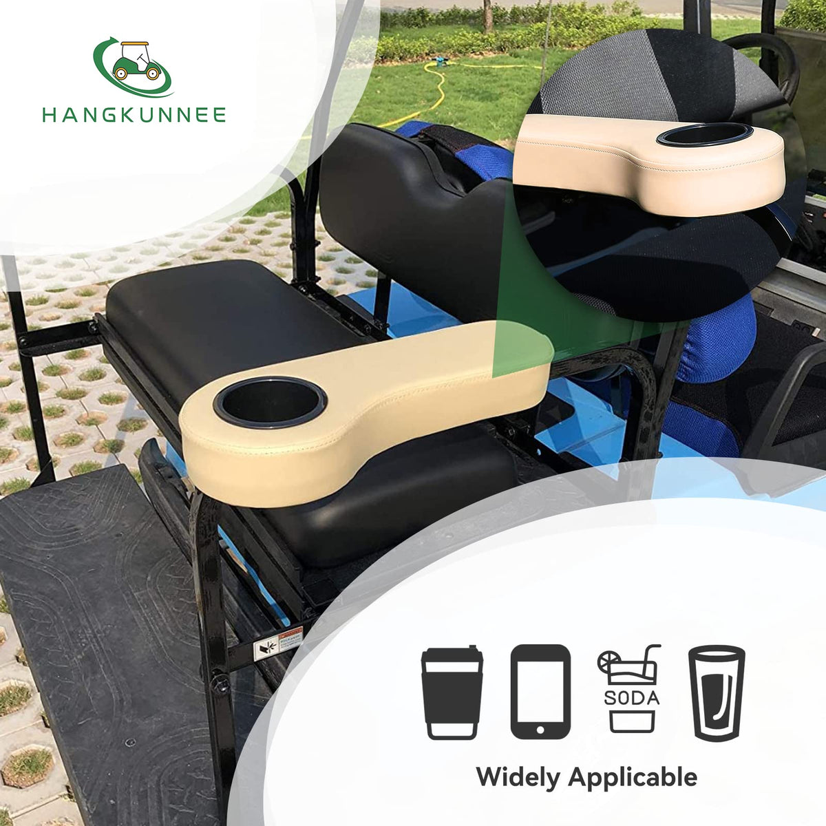 Hangkunnee armrest with detachable support frame for tube sizes