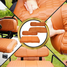 HANGKUNNEE breathable mesh fabric keeps seats comfortable in all seasons.