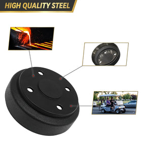 Hangkunnee Club Car DS brake drums shown for smooth braking performance.
