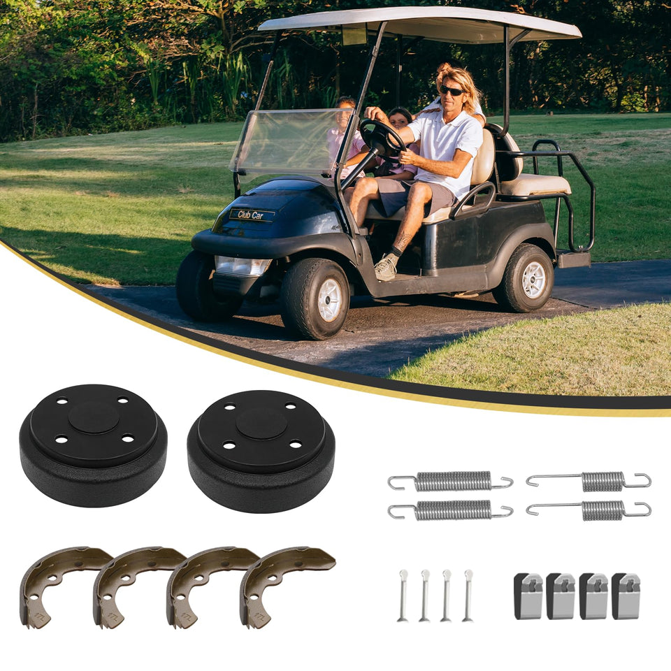 Hangkunnee Club Car DS brake shoes ready for reliable stopping.
