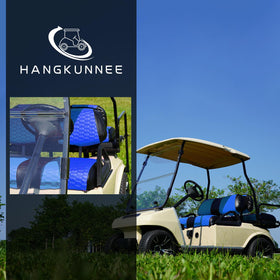 HANGKUNNEE Club Car DS seat cover tool-free installation demonstration.