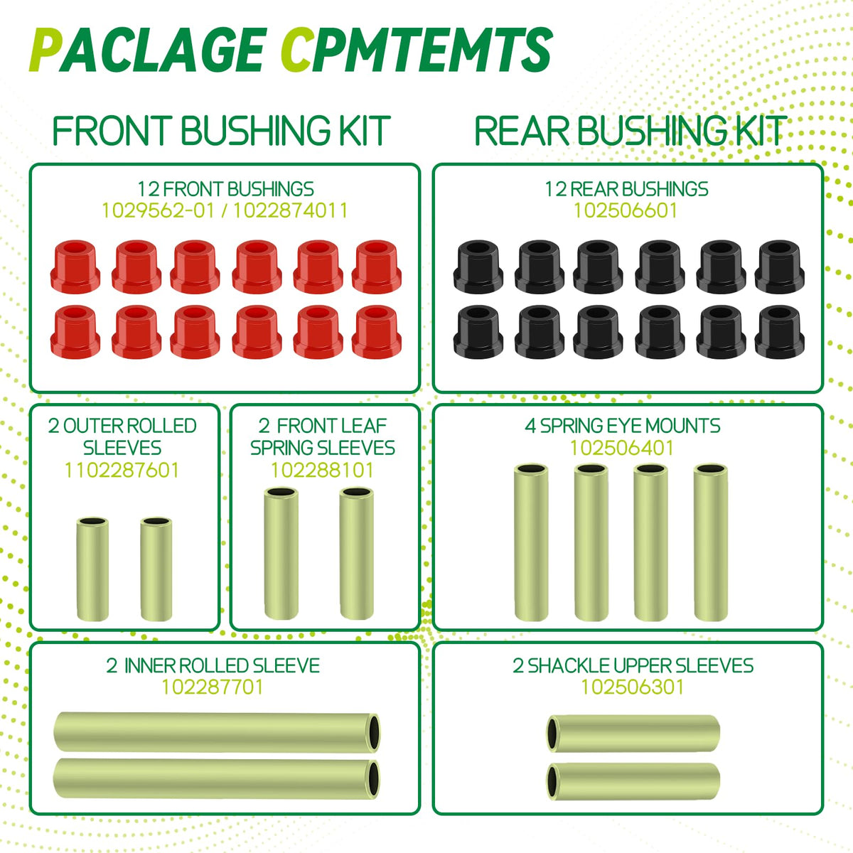 HANGKUNNEE kit packaging shows complete components for easy identification.
