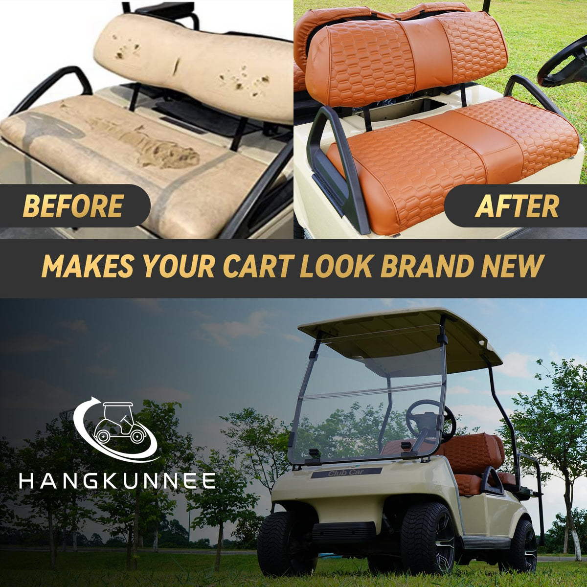HANGKUNNEE DS cover uses breathable fabric for all-season comfort