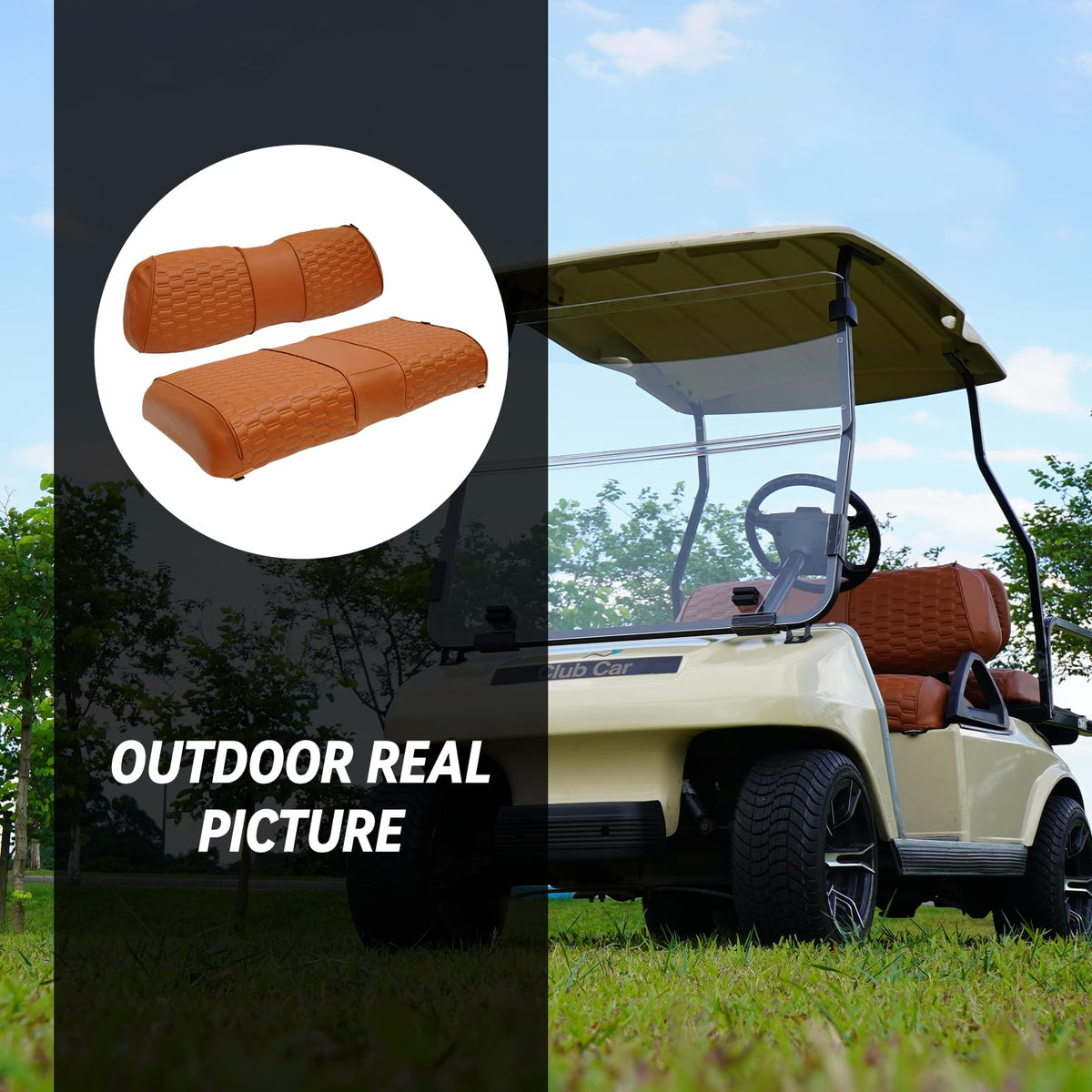 HANGKUNNEE easy install front seat cover—no tools and under a minute