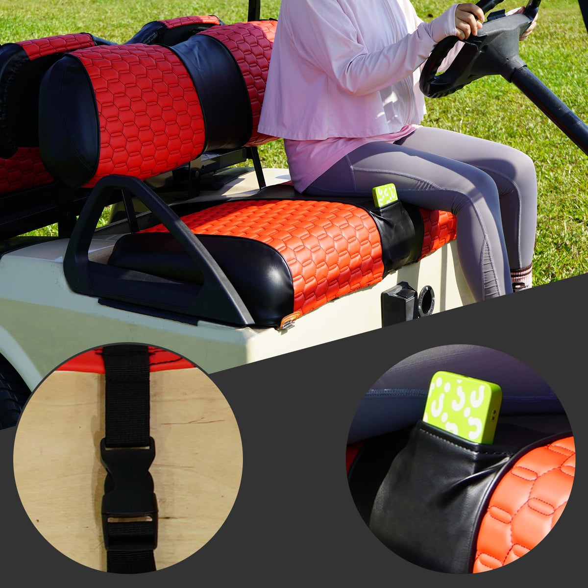 HANGKUNNEE ds seat cover front view refreshes worn seats