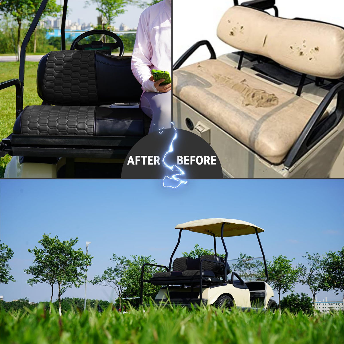 Hangkunnee vinyl surface cleans easily with a wipe.