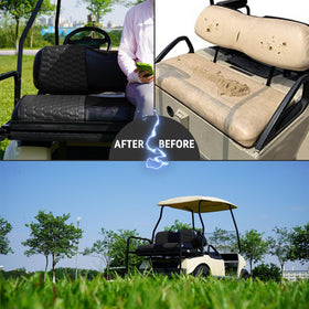 Hangkunnee vinyl surface cleans easily with a wipe.