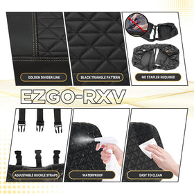 Hangkunnee EZGO RXV rear backrest cover enhances durability and appearance.
