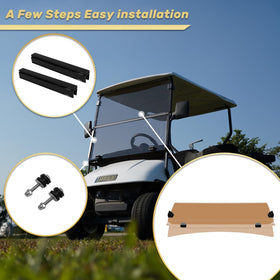 HANGKUNNEE EZGO TXT vision and safety shield supports clear sightlines.