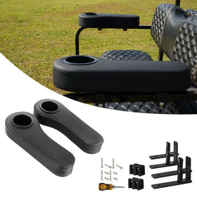 HANGKUNNEE armrest with cup holder on EZ-GO frame for convenient drinks