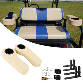 HANGKUNNEE armrest with cup holder on a golf cart for EZ-GO/Club Car/Yamaha.