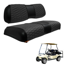 HANGKUNNEE golf cart hexagon seat cover front view protects seats from wear