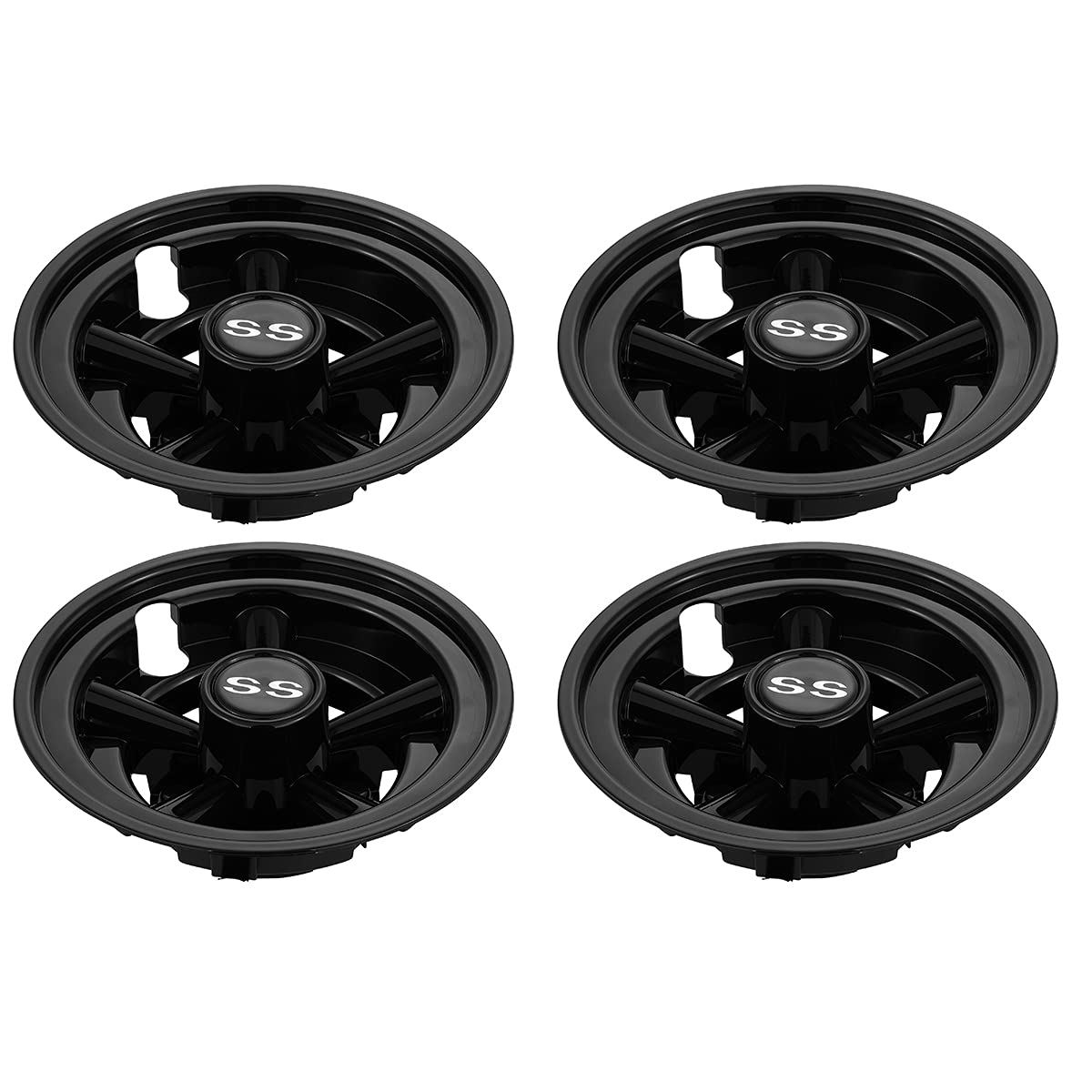 Hangkunnee hub cap set gives a bold cohesive look to wheels.