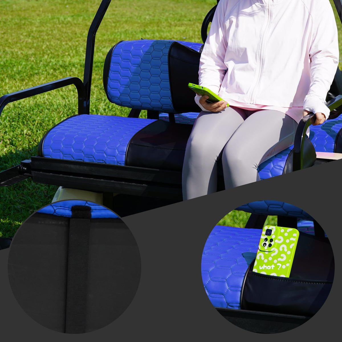 Hangkunnee universal fit for front and rear seats in Club Car DS