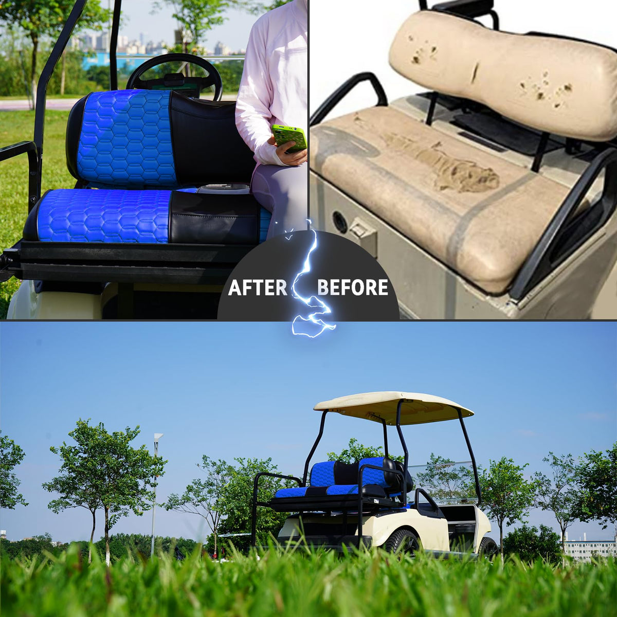 Hangkunnee weather resistant seat cover for rain and sun