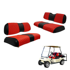 HANGKUNNEE front golf cart seat cover protects against dirt and wear.