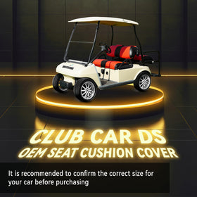 HANGKUNNEE rear golf cart seat cover shields the backrest from spills.