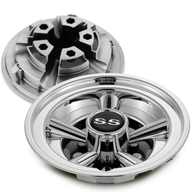 HANGKUNNEE wheel covers install easily with a snap-fit on 8-inch wheels