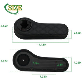 HANGKUNNEE installation kit includes screwdriver for easy setup.