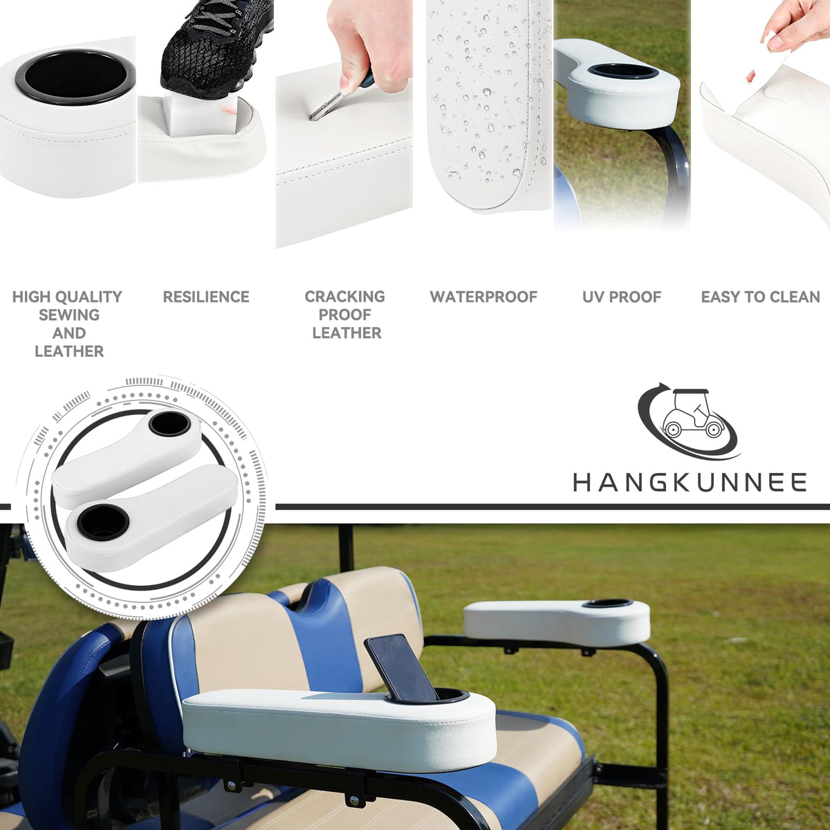 HANGKUNNEE package includes hardware and screwdriver for quick setup