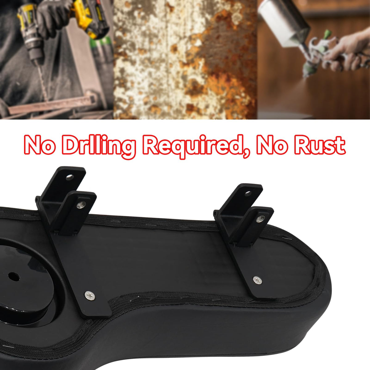 HANGKUNNEE kit includes screws and screwdriver for straightforward setup