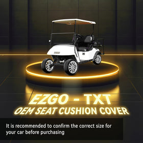 HANGKUNNEE rear EZGO TXT seat cover shields back from dirt.