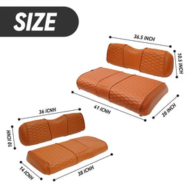 HANGKUNNEE seat cover installation on EZGO TXT in seconds.