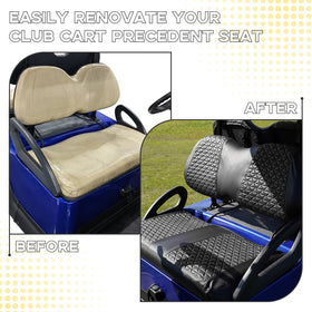 HANGKUNNEE seat cover padded foam enhances comfort during long rides.