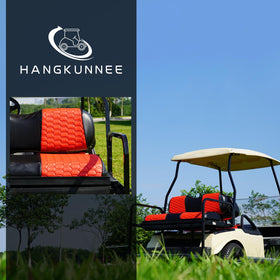 HANGKUNNEE strap-design seat cover installs quickly and securely.