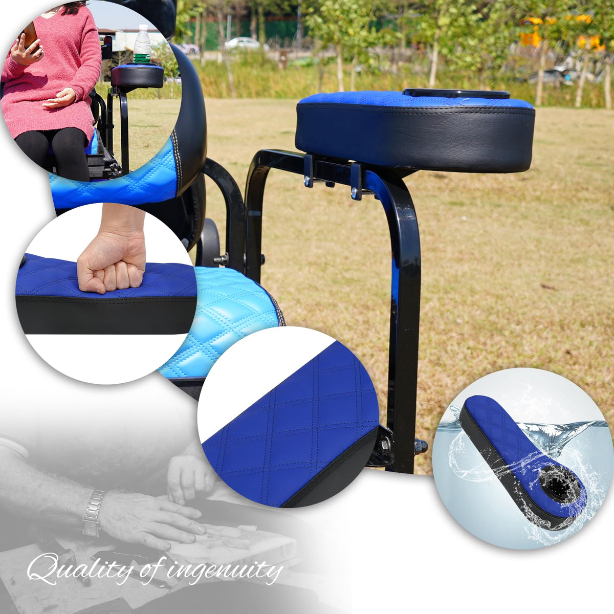 HANGKUNNEE upgraded support frame for 1-inch square tube, strong installation.