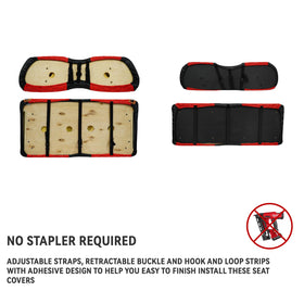 HANGKUNNEE UV-resistant seat cover guards color from sun exposure.