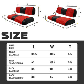 HANGKUNNEE vinyl leather seat covers offer durable easy care protection for daily use.