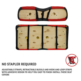 HANGKUNNEE vinyl replacement cover reduces dirt and daily maintenance.