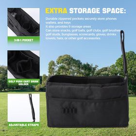 Hanlego foldable bag open reveals roomy compartments for gear.