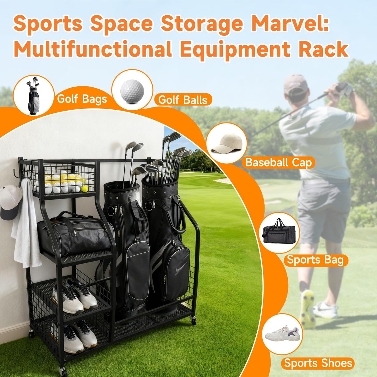 Hanmir enclosed mesh basket keeps small items neatly contained