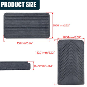 HANQIMOTO accelerator pedal pad cover for EZGO RXV improves control and pedal feel.